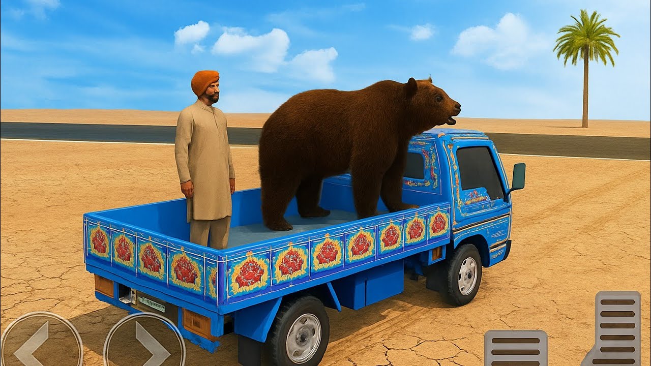Desert Animal Delivery Simulator – محاكاة توصيل الحيوانات عبر الصحراء والطرق الرملية