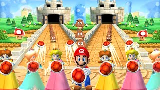 Mario Party The Top 100 - Lucky Battles - Mario vs All Girlfriends