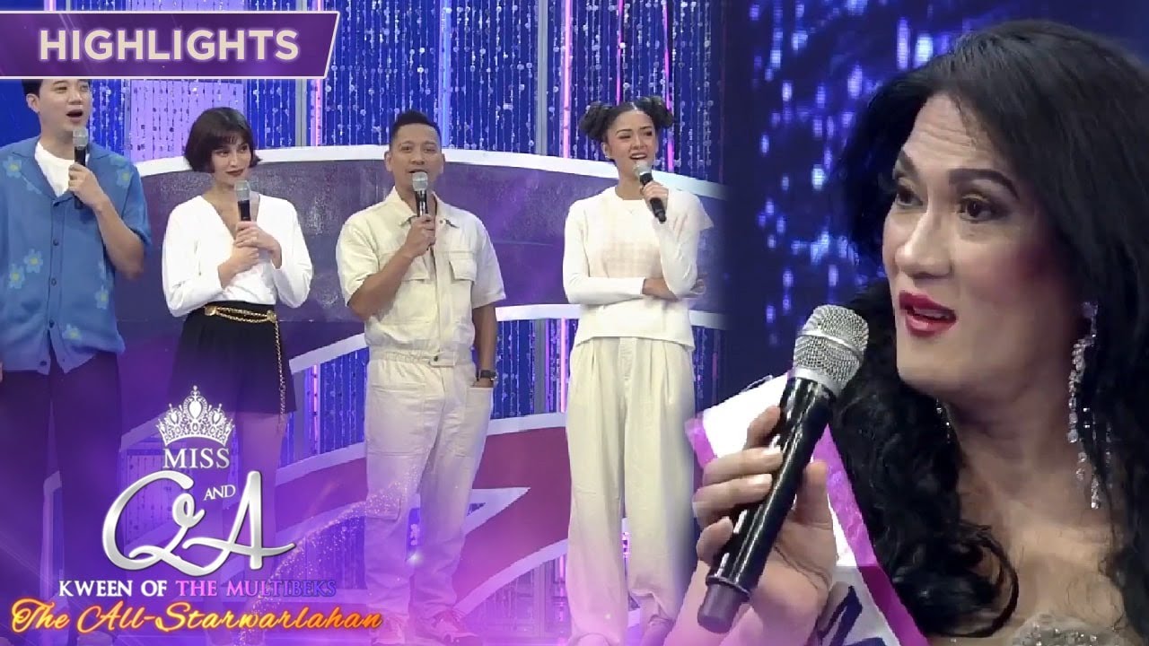 Miss Q&A Amparo shows her skills in using other languages | Miss Q and ...