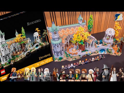 LEGO 10316 Lord of the Rings: Rivendell set detailed preview and first live impressions