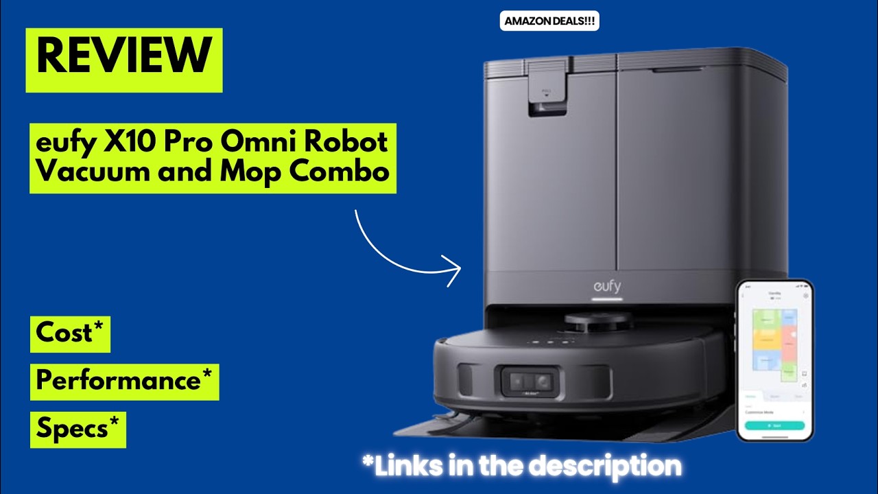 eufy X10 Pro Omni Robot Vacuum & Mop Review 🧹 Self-Cleaning, AI Obstacle Avoidance & Self-Emptying