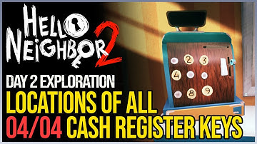 All Cash Register Missing Buttons Hello Neighbor 2