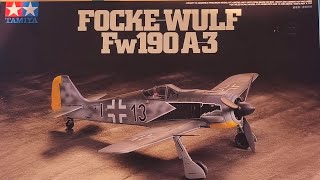 Montaje Focke-Wulf Fw190 A-3 de Tamiya 1/72 | Paso a paso y pintura