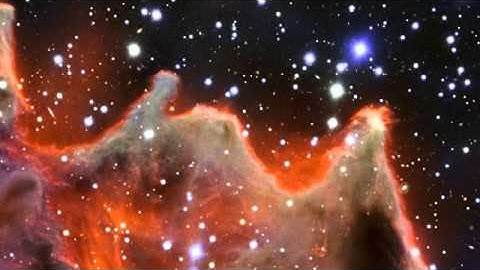 Panning over a VLT image of the cometary globule CG4