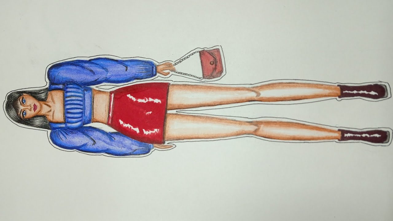 Garment rendering/fashion illustration/illustration - YouTube