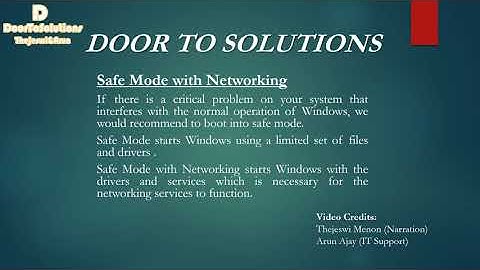How to start Windows10 in Safe mode with Networking|Startup Settings|Msconfig|SystemCritical problem