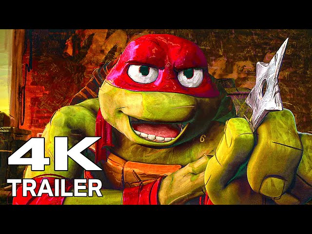 TEENAGE MUTANT NINJA TURTLES: Mutant Mayhem Trailer (4K ULTRA HD) ᴴᴰ 