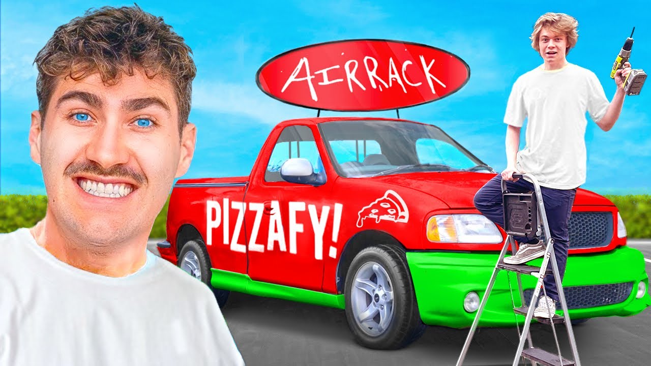 I Built Airrack a Pizza Delivery Truck