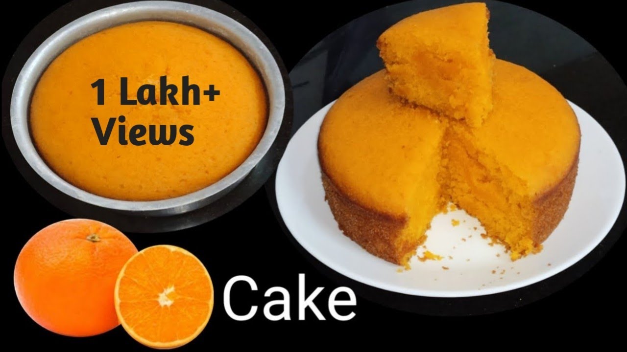 Eggless Orange Cake Recipe| Tea Time Cake Without Oven
