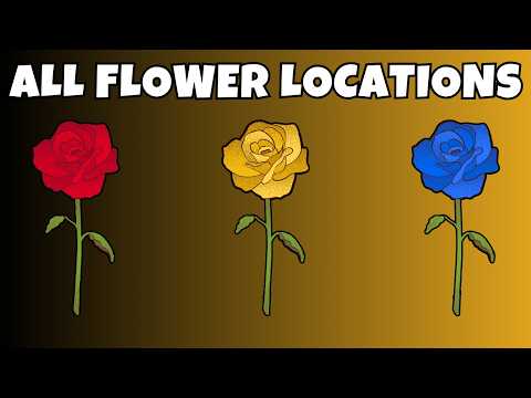 How To Get Flowers in Blox Fruits | All 3 Flower Locations (Red, Blue, and Yellow Flower)