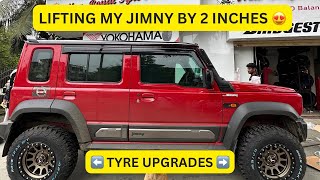 LIFTING MY JIMNY WITH IRONMAN SUSPENSION | TYRE UPGRADES 😍