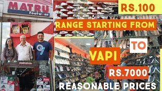 Vapi Shopping Vlog MATRU FOOT WEAR /Zanda Chowk/Foot Range Starting From Rs.100 To Rs.7000#shopping screenshot 1