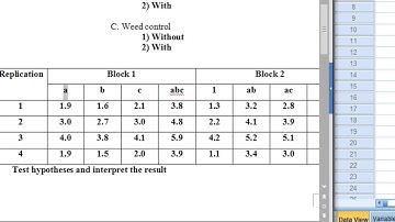 2^k Confounding Factorial Design SPSS