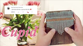 Cupid - (FIFTY FIFTY / 피프티피프티) - Kalimba Cover with Tabs Resimi