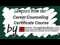 Sneak peek career counseling certification from myaglakadam