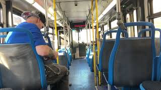 CTA On Board Riding 2007 New Flyer D40LF Bus 1350 on Route 72 North from Neva to Clybourn