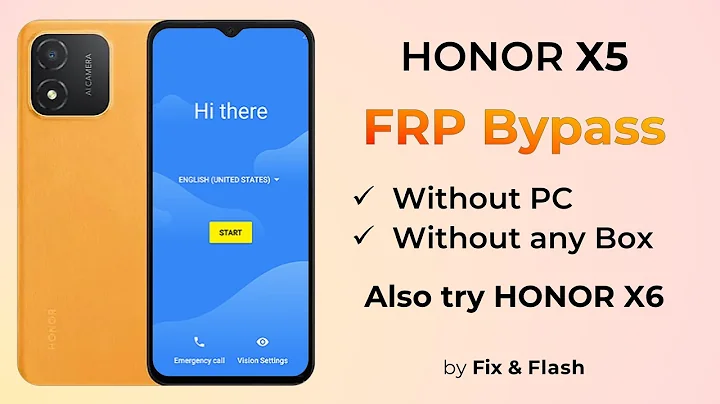 Huawei Honor X5 FRP Bypass | Google Account Unlock | Unlock Tool 2024 | Android 12 | Try Honor X6 - DayDayNews