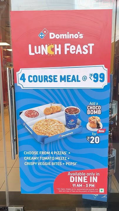 domino-s-4-course-meal-in-just-99-honest-review-shorts-pizza