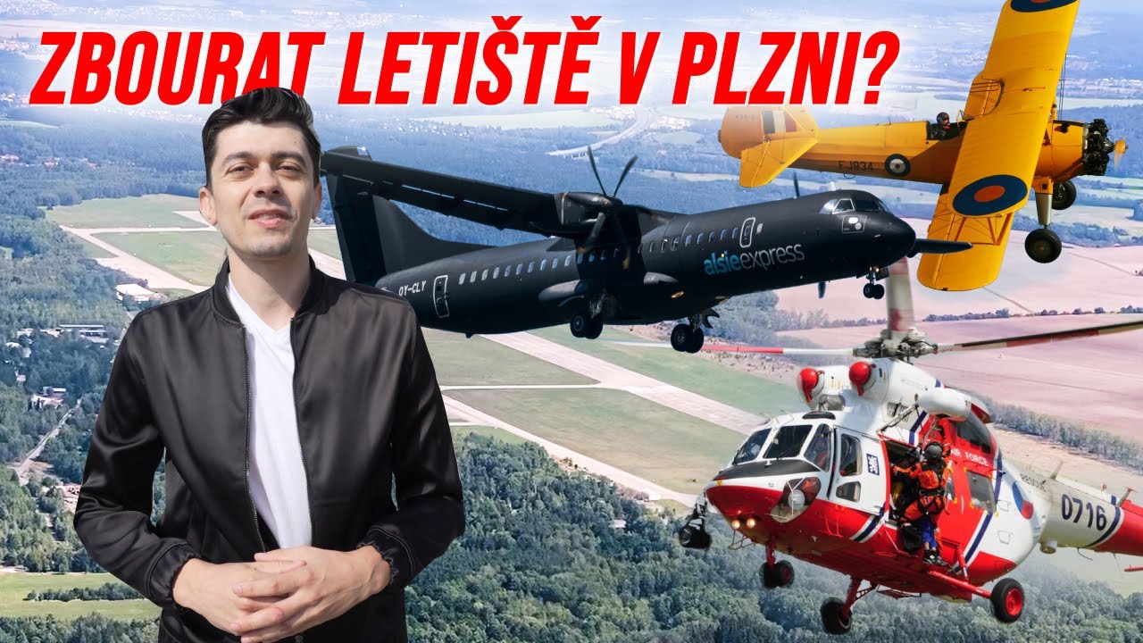 Chceme zbourat 5. nejvytíženější letiště v ČR! O co všechno můžeme přijít na letišti Plzeň-Líně?
