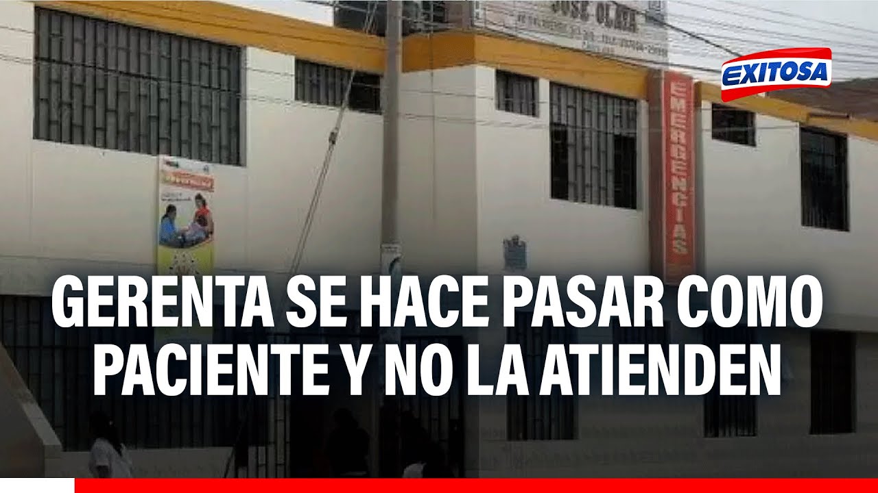 🔴🔵Gerente de Salud se hizo pasar como paciente y descubre a médicos descansando y no atendían