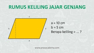Rumus Keliling Jajar Genjang -  Matematika SD -  Pras Academy