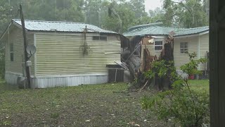 Severe weather causing outages, damage across the First Coast