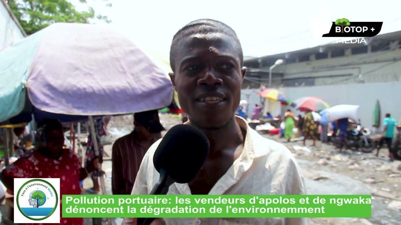 Pollution portuaire : les vendeurs d’apolos et de ngwaka dénoncent la dégradation de l’environnement
