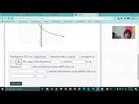 Delta Math - Features of Exponentials + Logs