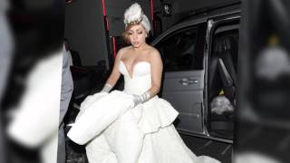 Lady Gaga Sports A Very Revealing Wedding Dress In London Splash News Tv Splash News Tv