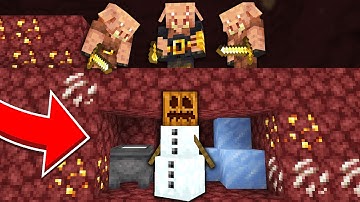 Can you beat Minecraft as a snow golem?!