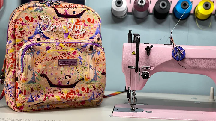 Making the Small Elina backpack by iThinkSew Patte...