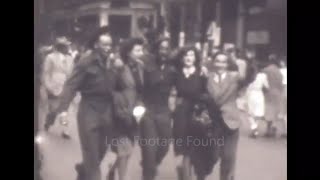 Archive Footage Of Victory In Europe Day Ve Day In London, 1940S Home Move Film