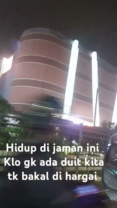 sekalipun kita baik tp klo gk ada duit tak ada harganya di mt orang2