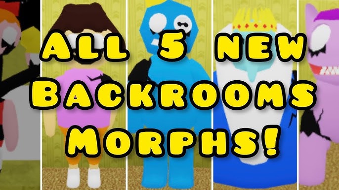 TRANSFORMAÇÃO ENGRAÇADA  Roblox - Backrooms Morphs 