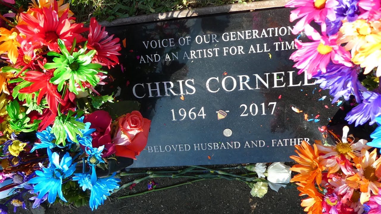 Musician Singer Chris Cornell Grave Garden of Legends Hollywood Forever LA CA USA September 15, 2025