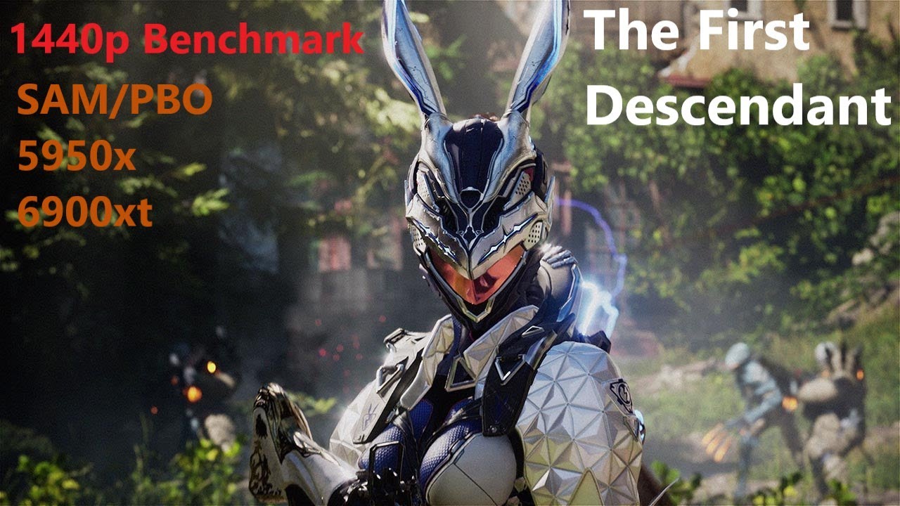 The First Descendant 1440p Benchmark, 5950x PBO/6900xt OC, SAM Enabled