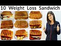 10 Weight Loss Sandwich Recipe In Hindi | Weight Loss Recipe|Healthy Breakfast Ideas|Dr.Shikha Singh