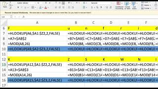 Caesar and Decimation Ciphers on Excel