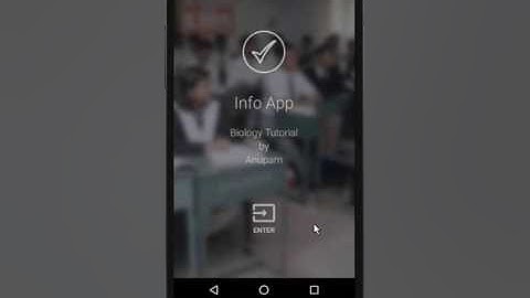 BuildmLearn | GSoc | InfoTemplate App | Demo