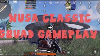 CLASSIC RANKED NUSA SQUAD GAMEPLAY #1 TOTAL KILL 13, GOLD TO ACE JOURNEY VIDEO 20
