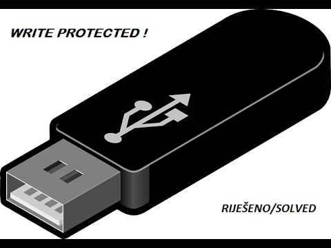 KAKO UKLONITI ZAŠTITU SA USB-A // HOW TO FIX WRITE PROTECTED //
