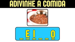 Jogo da Palavra: Adivinhe o Nome das Comidas