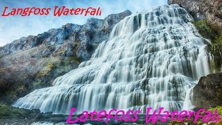 Langfoss. Latefoss. Norway. Most Popular Waterfalls Seria 2