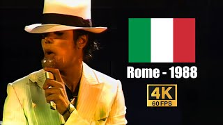 Michael Jackson Smooth Criminal - Live In Rome May 23Rd, 1988 4K60Fps