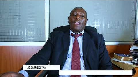 CHUKA UNIVERSITY MESSAGE FROM THE DEAN, FACULTY OF AGRICULTURE & ENVIRONMENTAL STUDIES