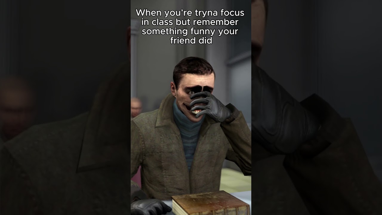 Tryna lock in but you remember something funny 