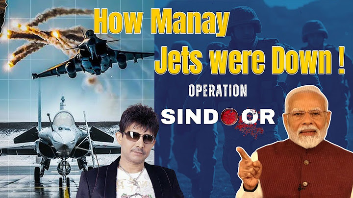 HOW MANY INDIAN JETS WERE DOWN IN OPERATION SINDOOR | KRK | #SINDOOR #krkreview #operationsindoor