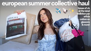 Everything I bought for 6 weeks in Europe (summer collective haul!)