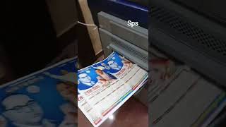 Ambedkar calender chhap raha hai #shyamprintingpress9795 #machine #posterprinting