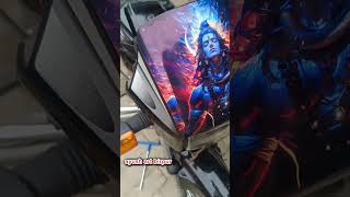 Splendor bike in mahadev sticker and mahadev full modification